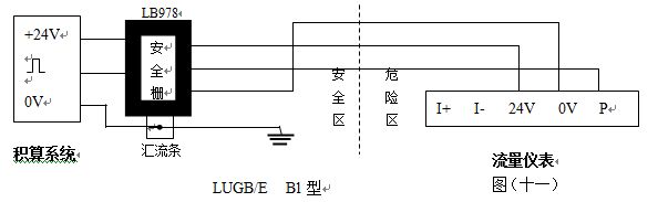防爆型煙氣計(jì)量表配線(xiàn)圖